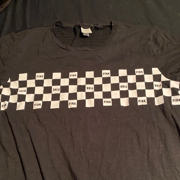 Checkered Pink Victoria secret top - Picture 1 of 1
